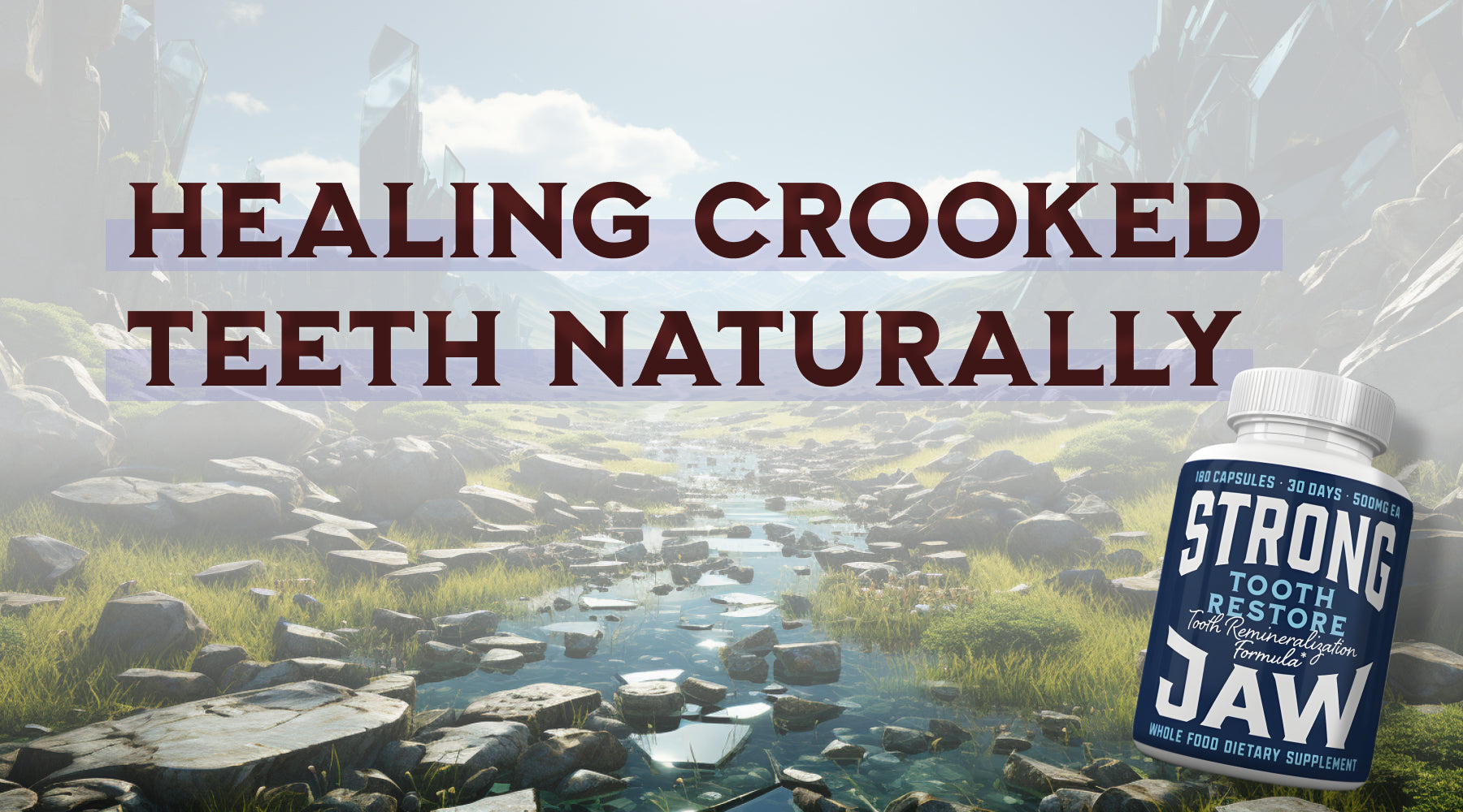 Translucent Teeth Supplement Healing Crooked Teeth Naturally – Strong Jaw Supplements